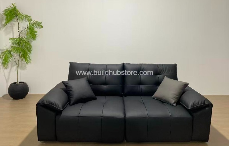 真皮三人位贵妃沙发-2200*1060*900