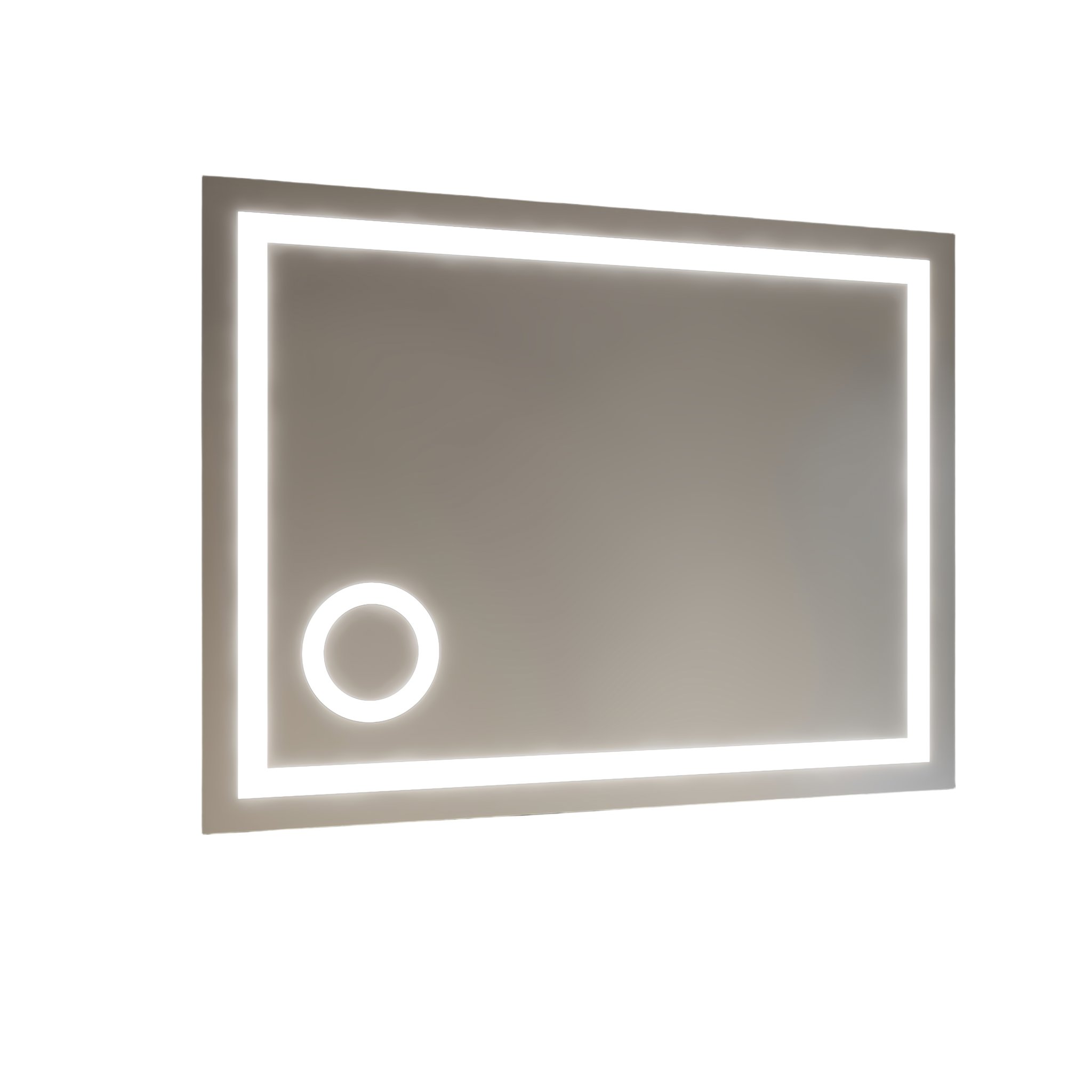 现代简约风LED浴室镜矩形