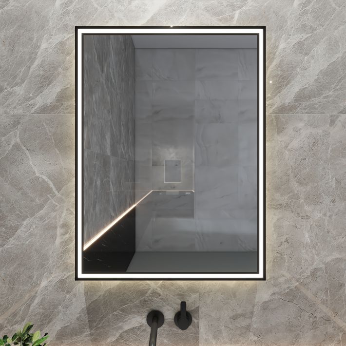 LED浴室镜矩形带背光