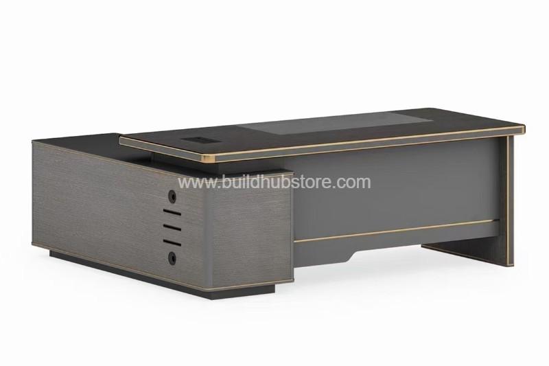 刨花板办公桌-2600*2180*760