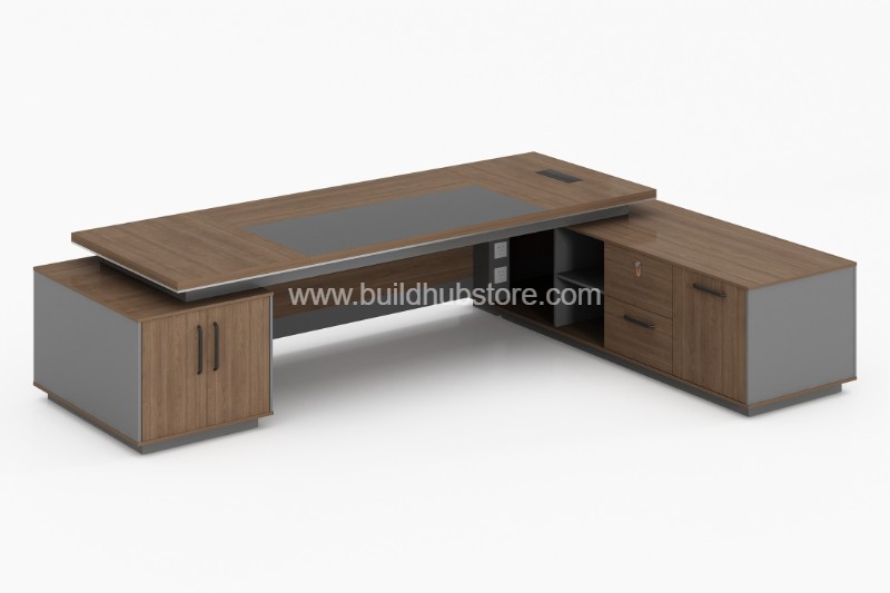 刨花板办公桌-2600*2180*760